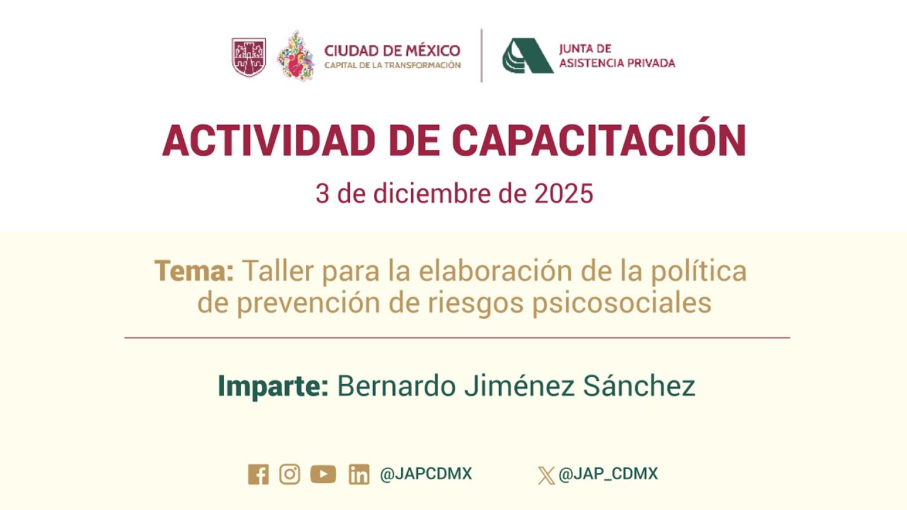Taller para la elaboración de la Política de Prevención de Riesgos Psicosociales