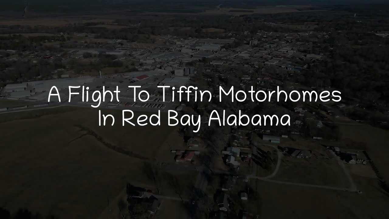 Flight Over Red Bay, AL and Tiffin Motorhomes Plant