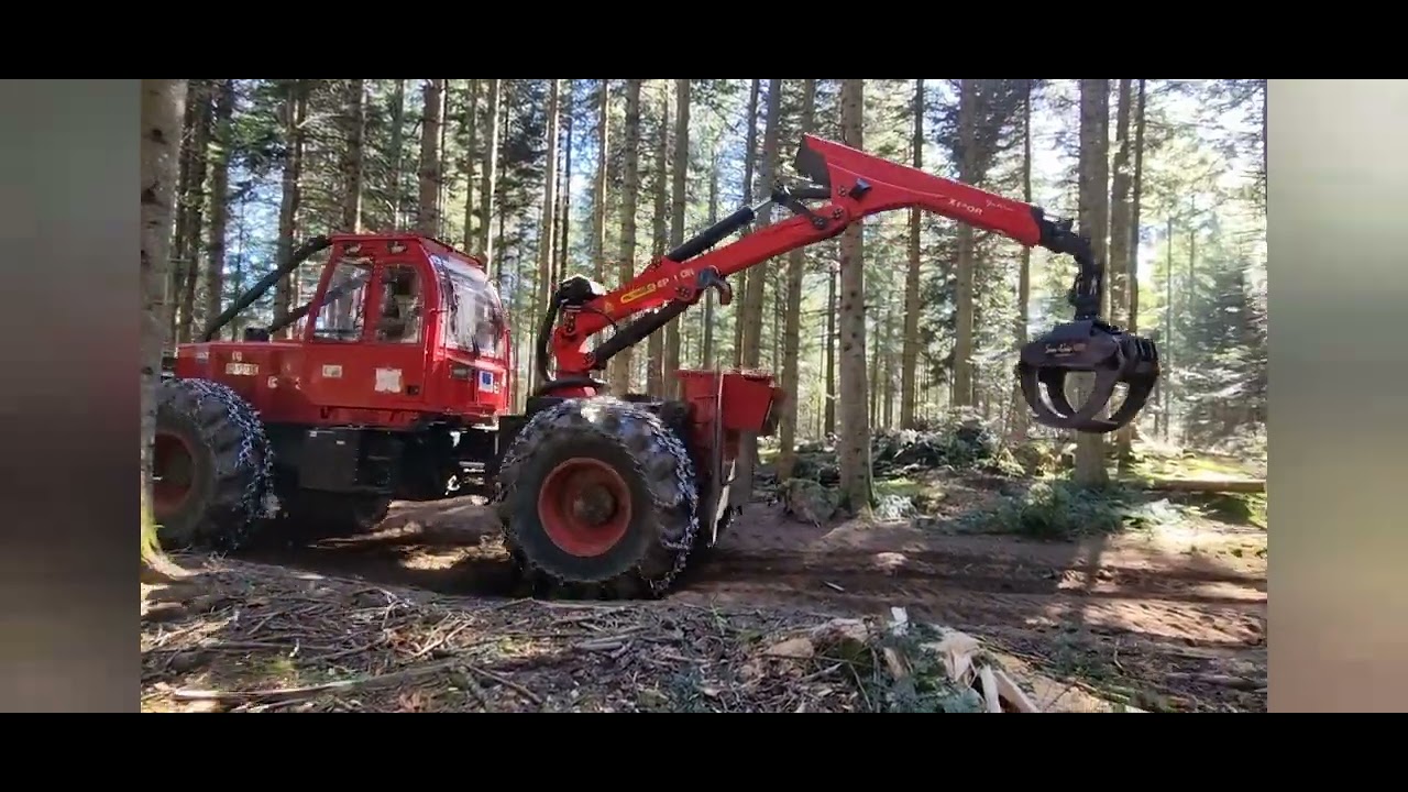 first vidéo Camox#debardage #logging #tracteur #forestry #forester #excavator #skidder