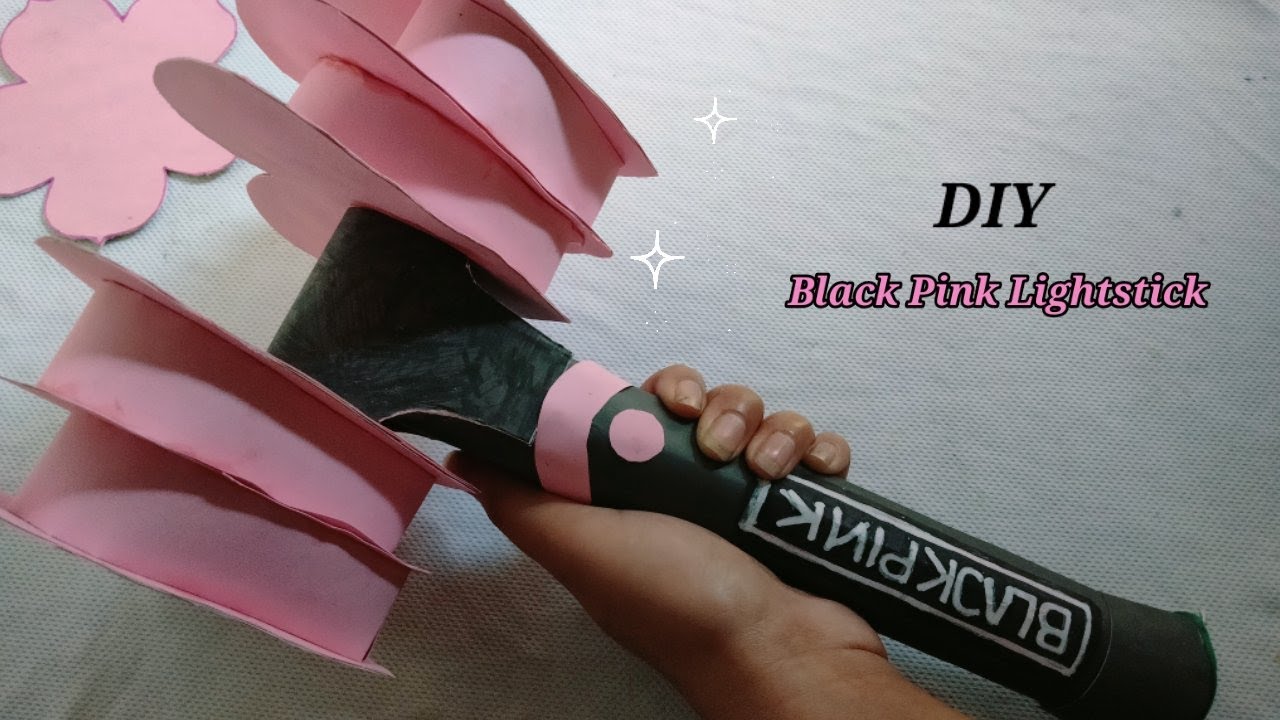 How to Make Blackpink Lightstick at Home / Diy Blackpink Lightstick / Paper Craft
