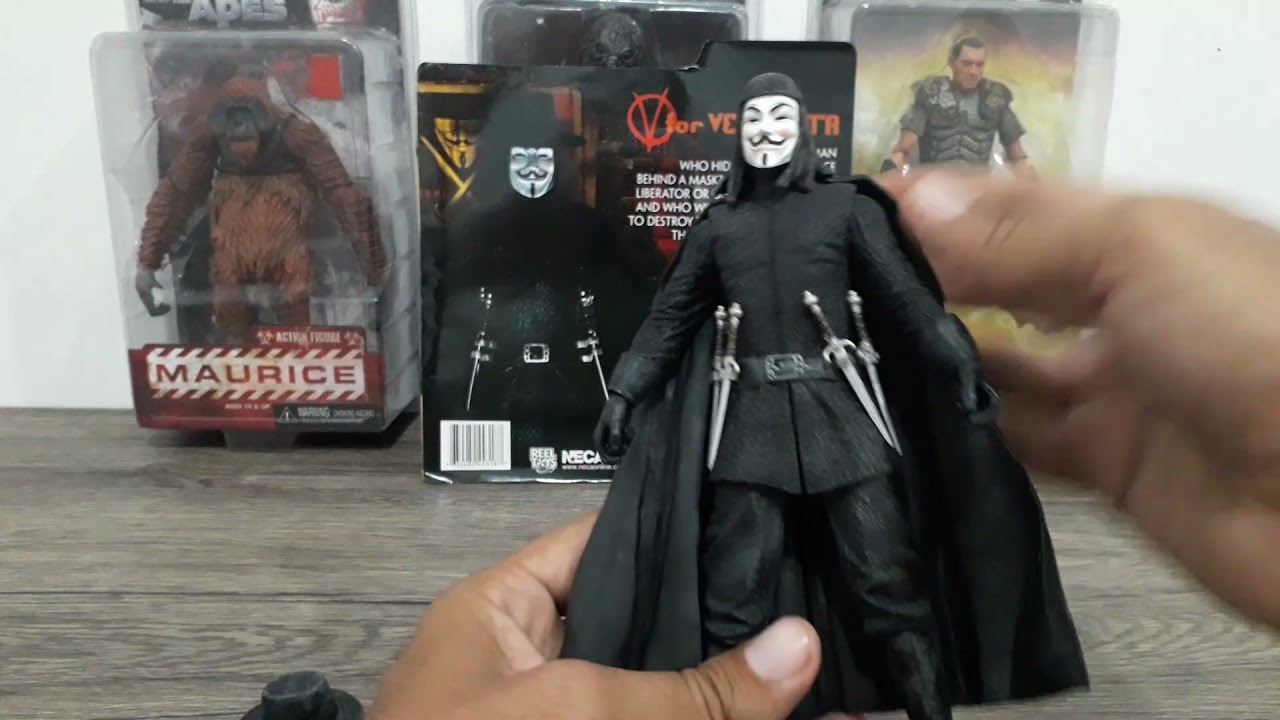 Review figura V of VENDETTA - NECA
