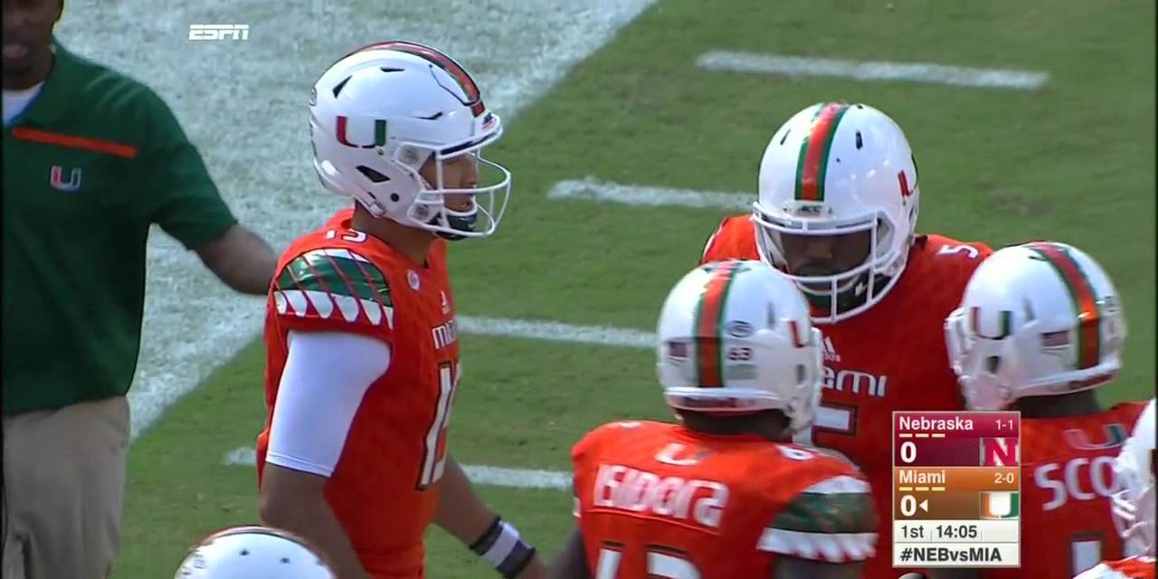 NCAAF - Nebraska at Miami (2015)