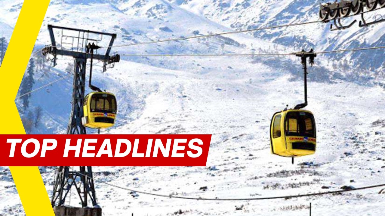 Nearly 300 Tourists Stranded Mid-Air After Gulmarg Gondola Technical Failure |Top Headlines on NewsX