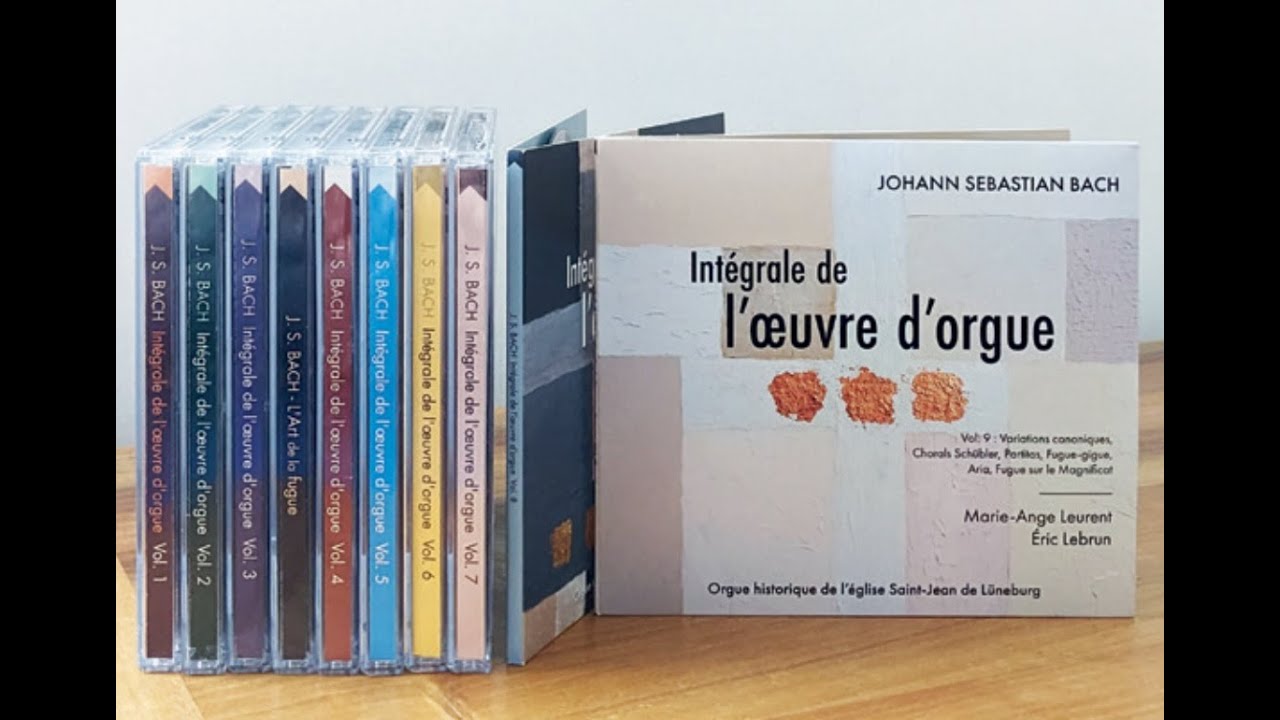 Intégrale Bach Leurent-Lebrun, Bach complete organ works, Chanteloup Musique. Complete !