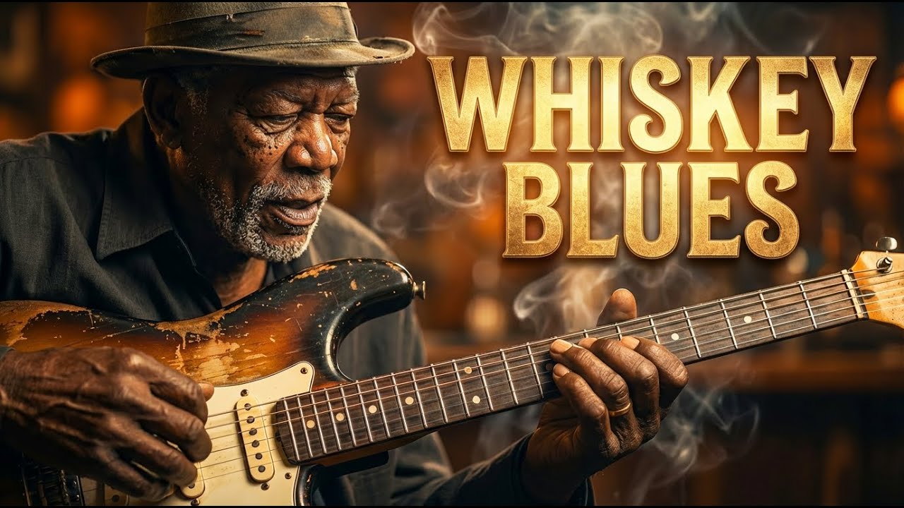 Midnight Blues Guitar (2 Hours) | Slow Smoky Whiskey Blues Ambience