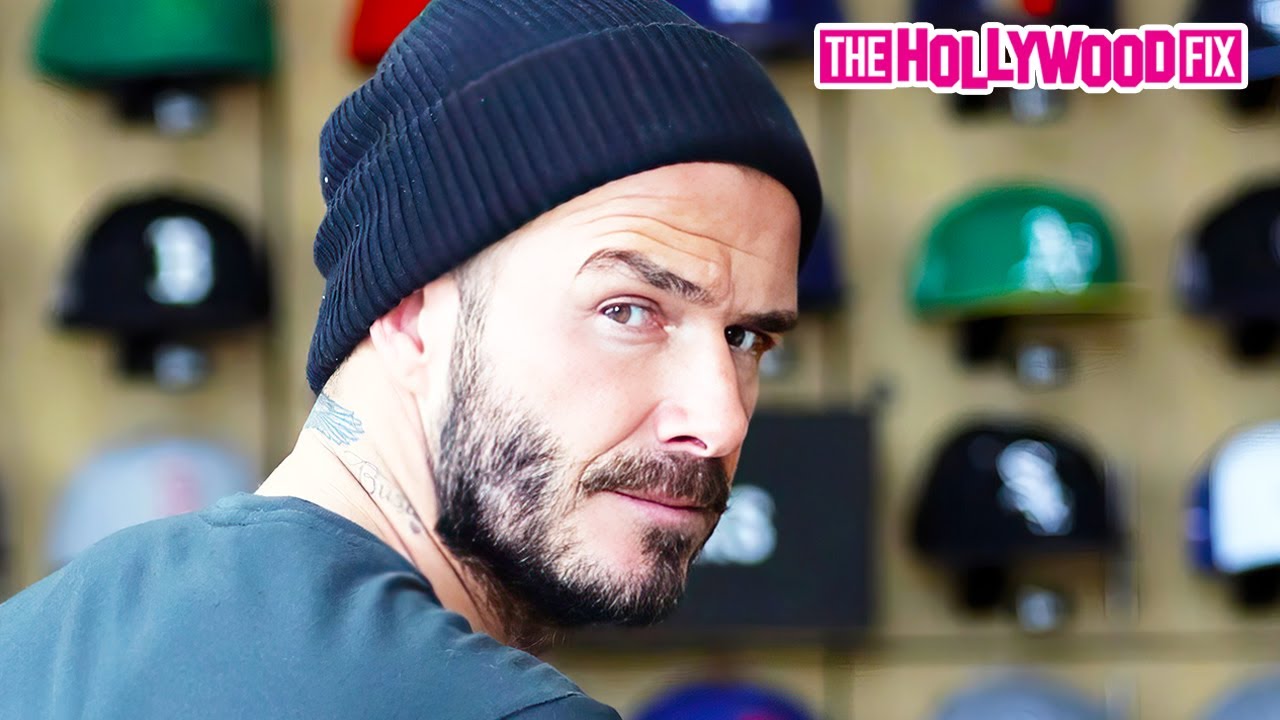 David Beckham Goes Off On Paparazzi While Shopping With His Son Brooklyn Beckham At New Era In L.A.