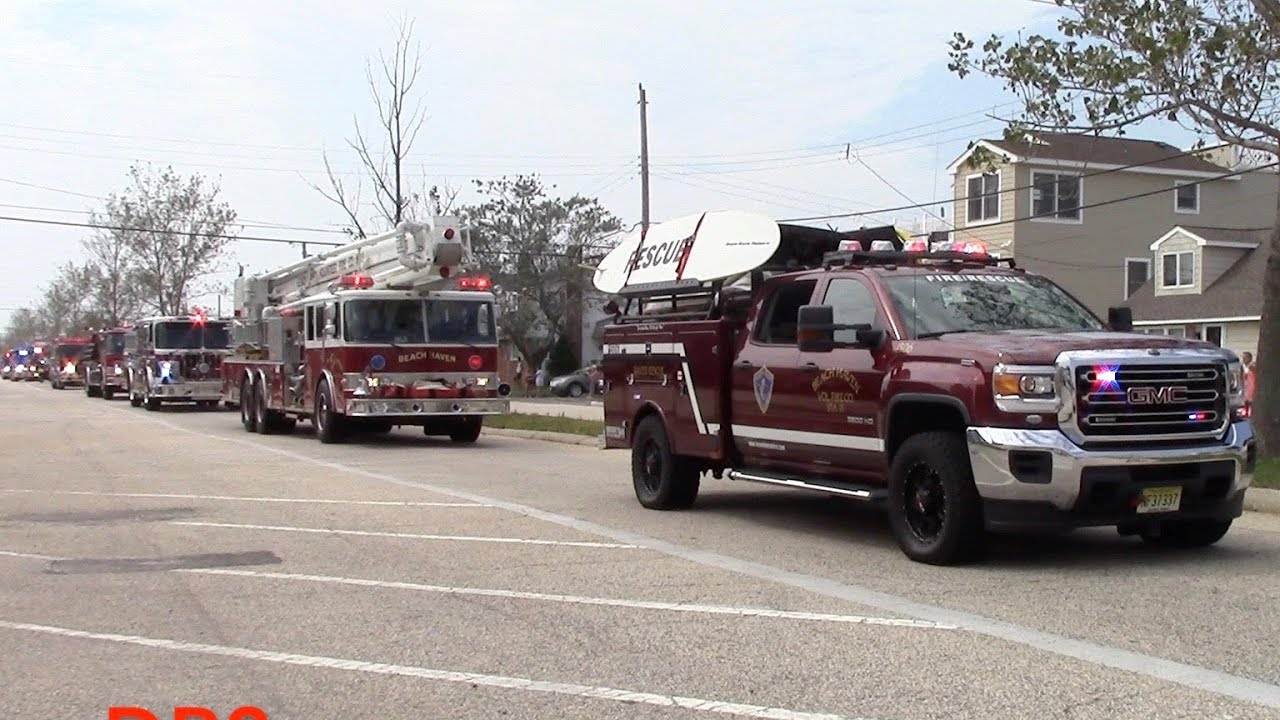 Surf City Fire Department Rescue Engine 4913 Parade And Housing Ceremony 9-10-16
