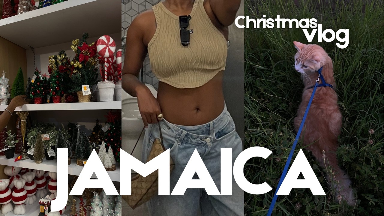 *CHRISTMAS* week in my life in JAMAICA 🇯🇲 + Christmas Markets in Kingston