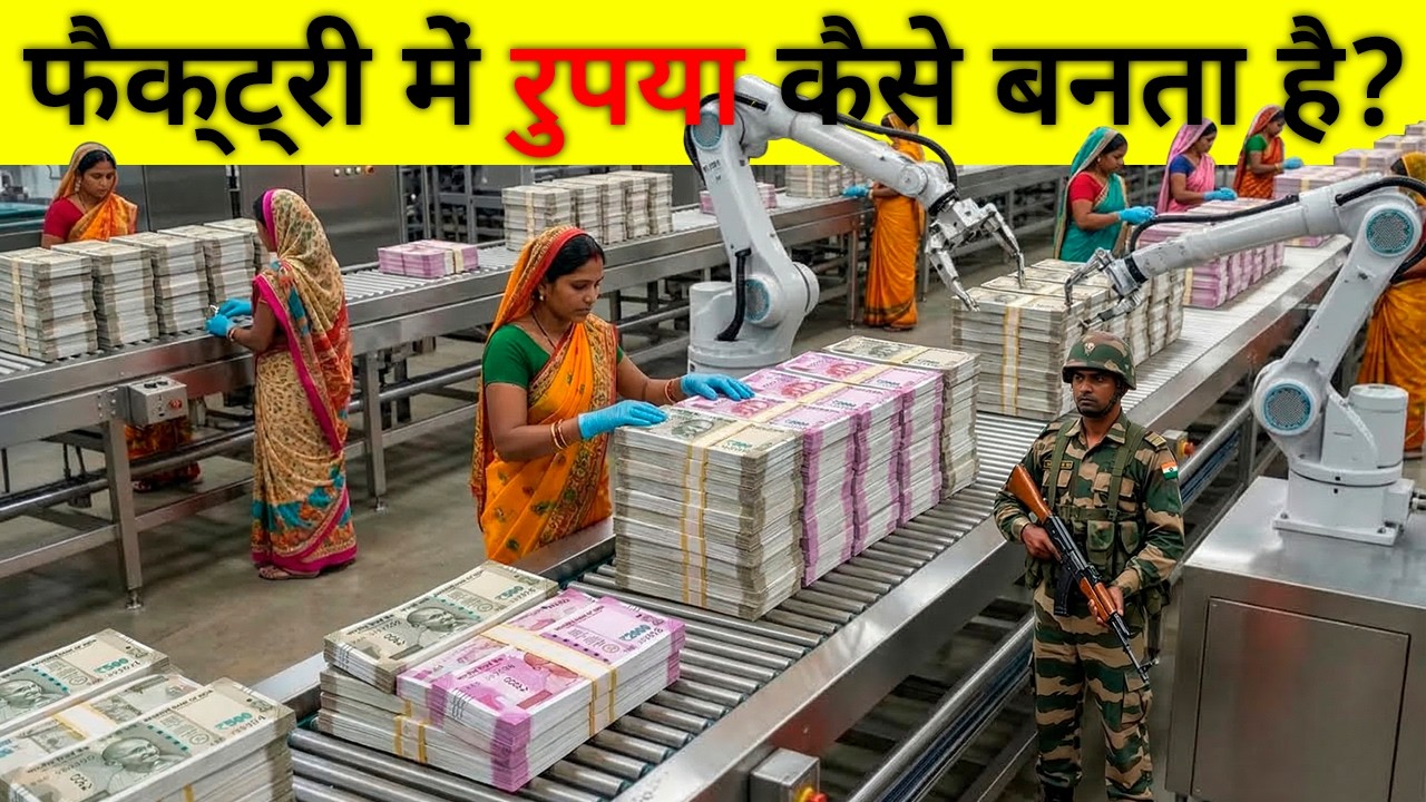 Indian Rupee Kaise Banta Hai Inside Factory (Complete Process) | भारतीय रुपये कैसे तैयार होते हैं?