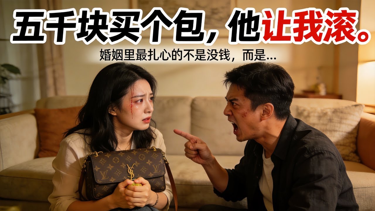 “五千塊買個包，他讓我滾。” 婚姻裏最紮心的不是沒錢，而是...