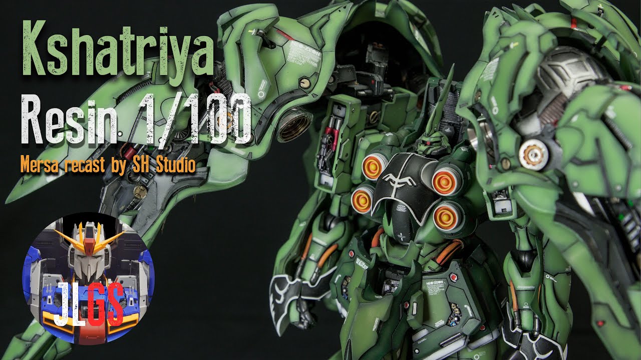 Kshatriya 1/100 Resin by Mersa Part 3: Finale Review | Custom Gunpla Painting