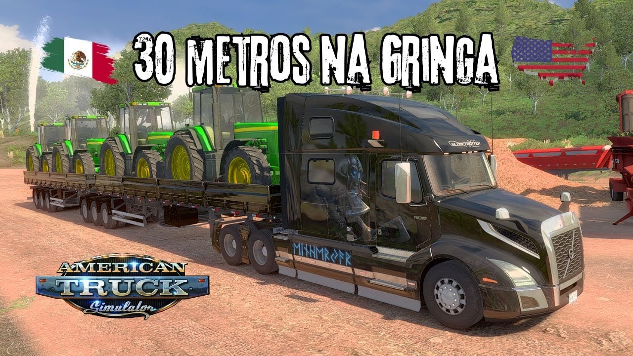 ATS-30 Metros na Gringa-M&eacute;xico-USA-Mapa Reforma #ats #atsmods #atsmods2025 #atsgaming #mapareforma