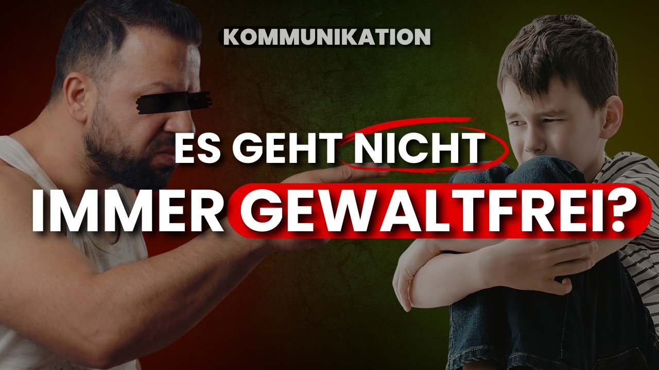 Gewaltfreie Kommunikation (GFK) in der Kindererziehung hilft nicht immer ❌