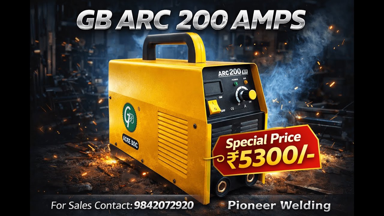GB Arc 200 Inverter Welder: IGBT Technology & Performance Portable Welding Machine 