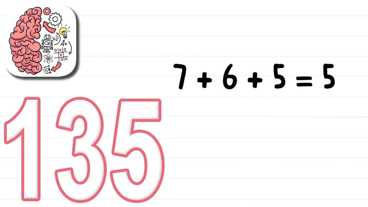 Brain Test Level 135 Walkthrough
