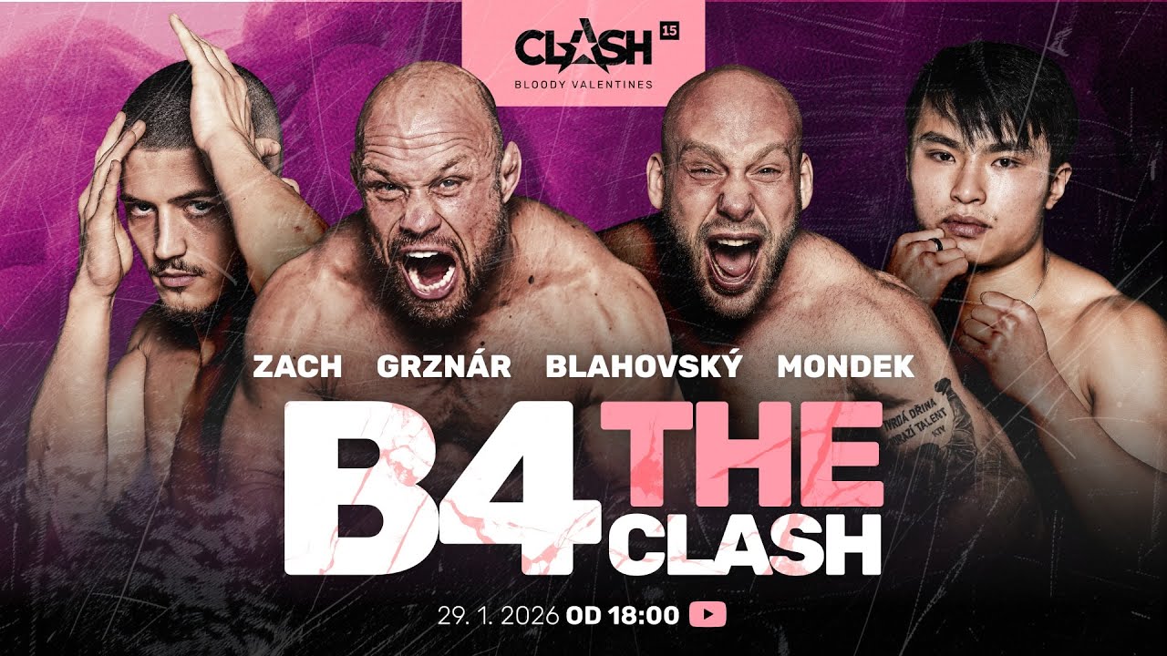 🔴 B4THECLASH: Zach⬩ Grznár⬩ Blahovský⬩ Mondek 🔥 CLASH 15