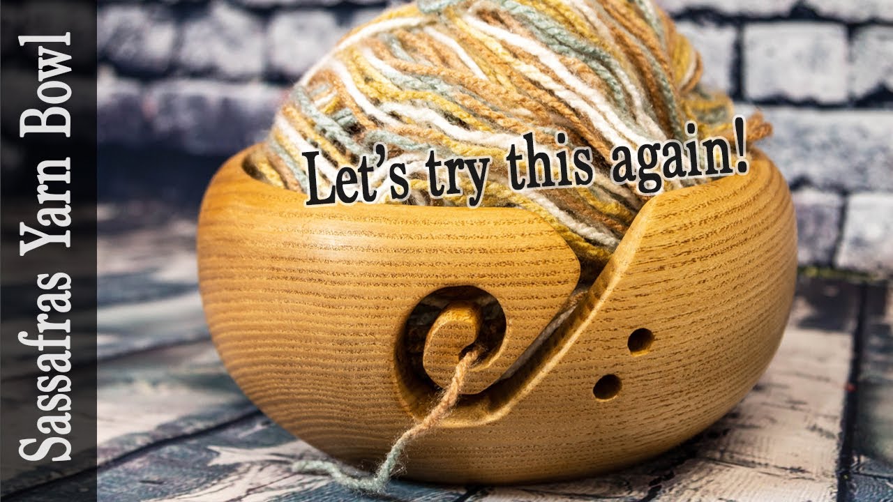 Woodturning: Sassafras Yarn Bowl