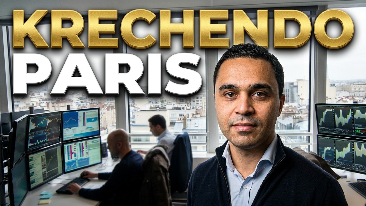 Visite de la Salle des Marchés de Krechendo Trading Paris à Neuilly avec Tarek ELMARHRI