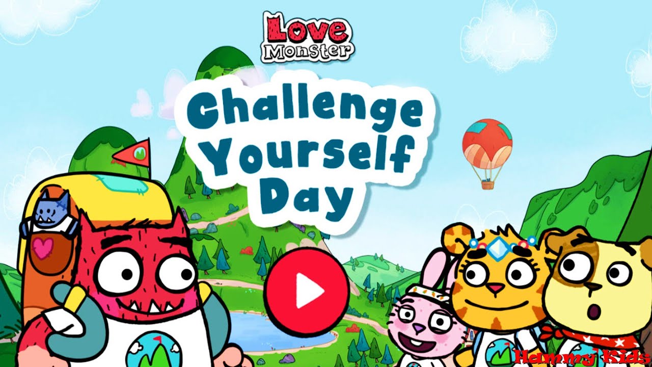 Love Monster Challenge Yourself Day Game for Kids - Hammy Kids