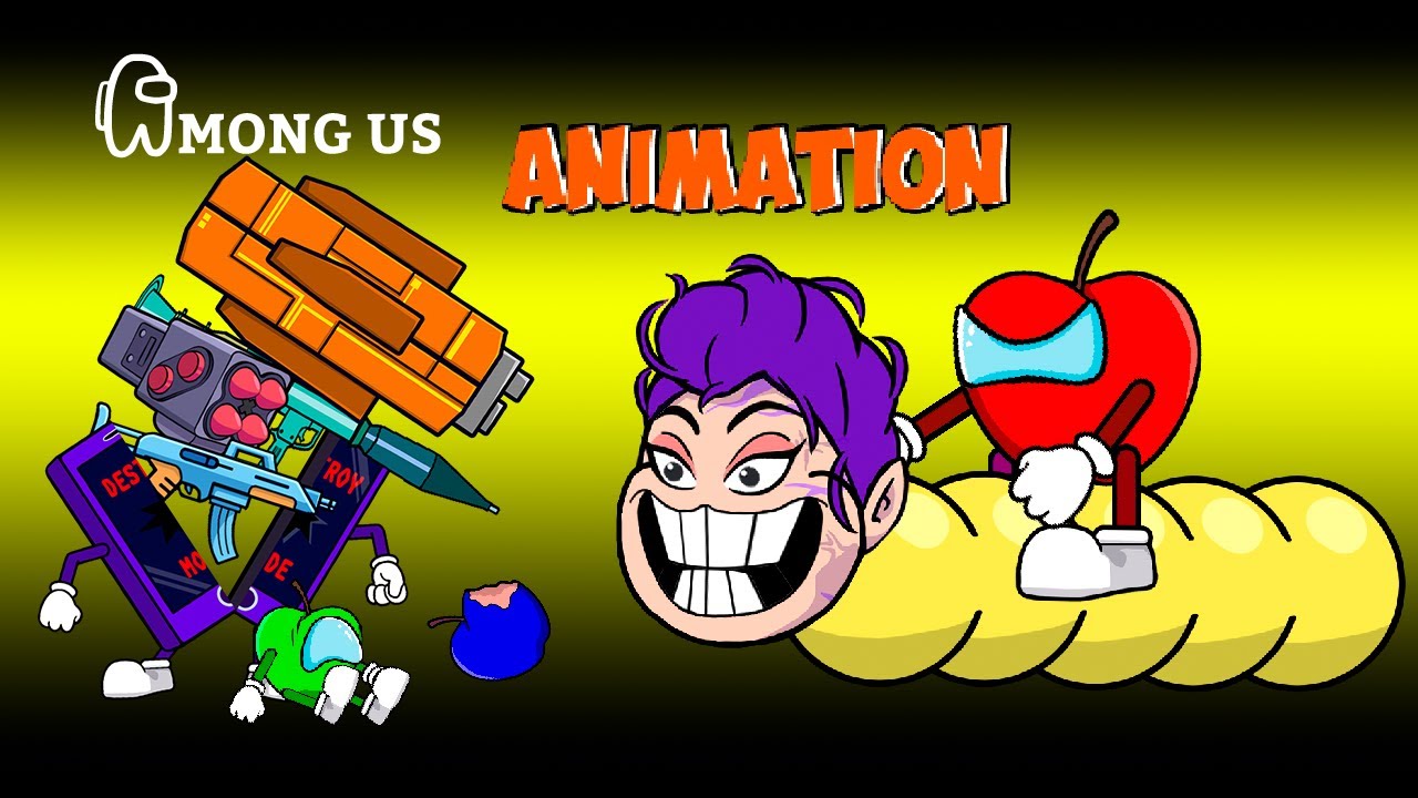 [어몽어스 Among Us] Rumi Hungry Worm in Classic Games | AMONG US FUNNY ANIMATION