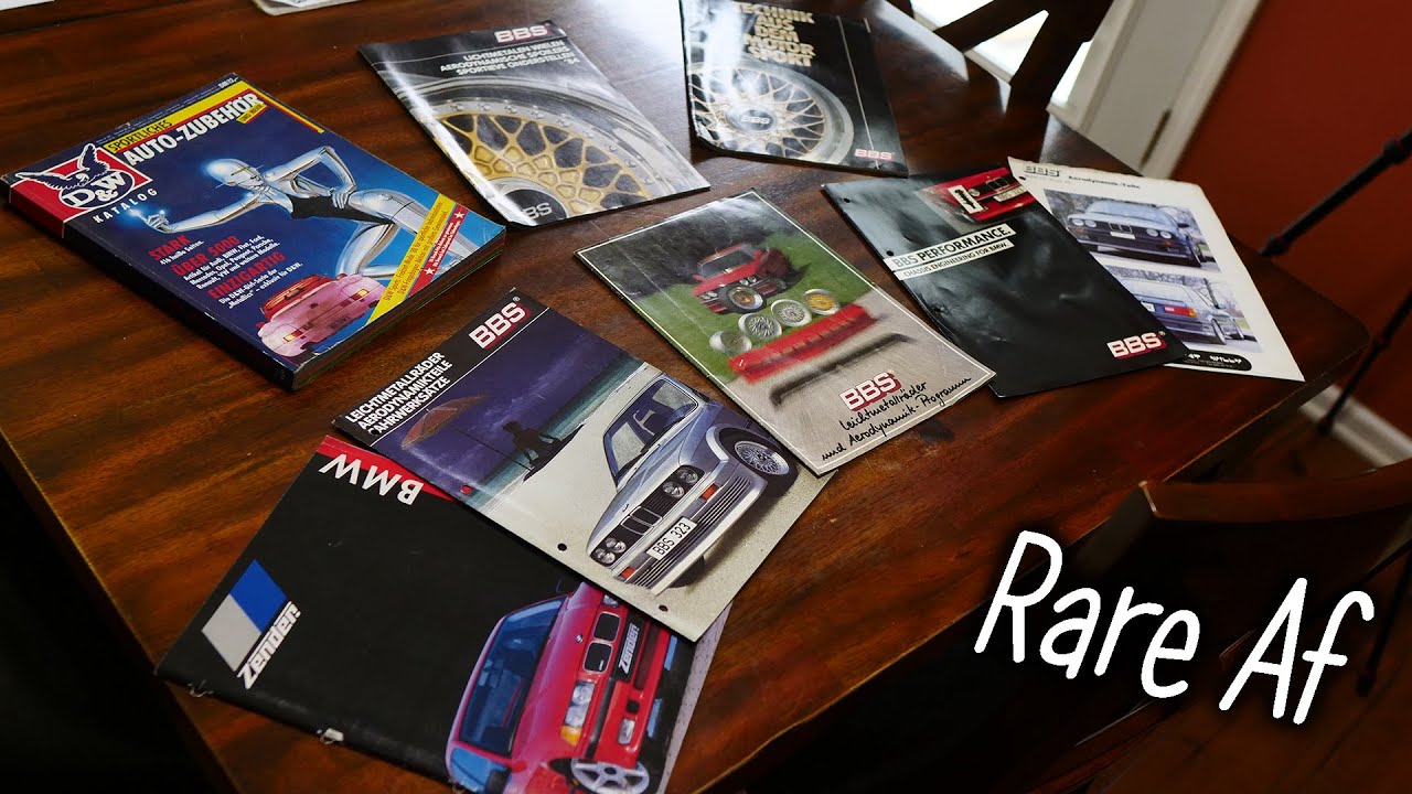 Rare Vintage 80s E30/Euro Catalogs (BBS Aerodynamik, Zender, Kamei Etc)