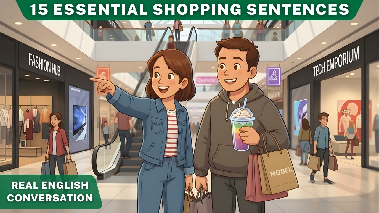 15 Essential Shopping Sentences: Speak English Confidently in Any Store! 🛍️✨