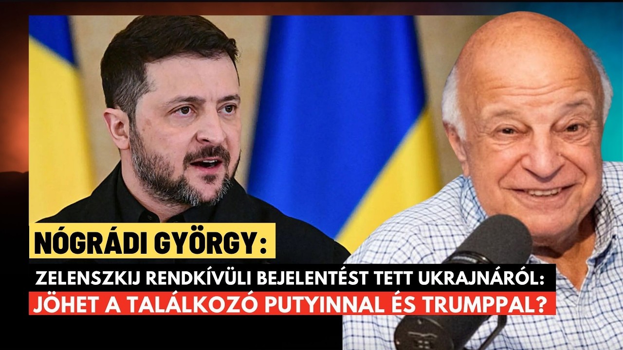 Rendk&iacute;v&uuml;li: Zelenszkij meglepő bejelent&eacute;st tett, &iacute;gy &eacute;rhet v&eacute;get a h&aacute;bor&uacute;? - N&oacute;gr&aacute;di Gy&ouml;rgy