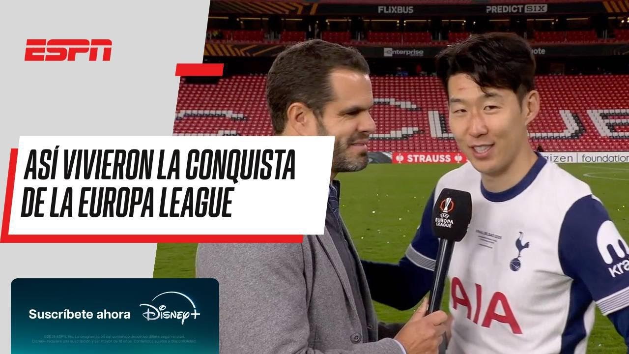 Heung-Min Son, Pedro Porro y el Cuti y cómo vivieron la final de la EUROPA LEAGUE