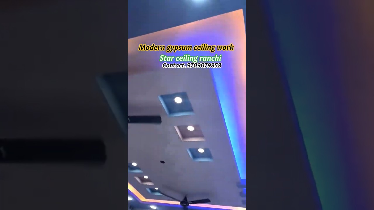 modern gypsum ceiling #home #viralvideo #interior444 #modernceiling #shorts