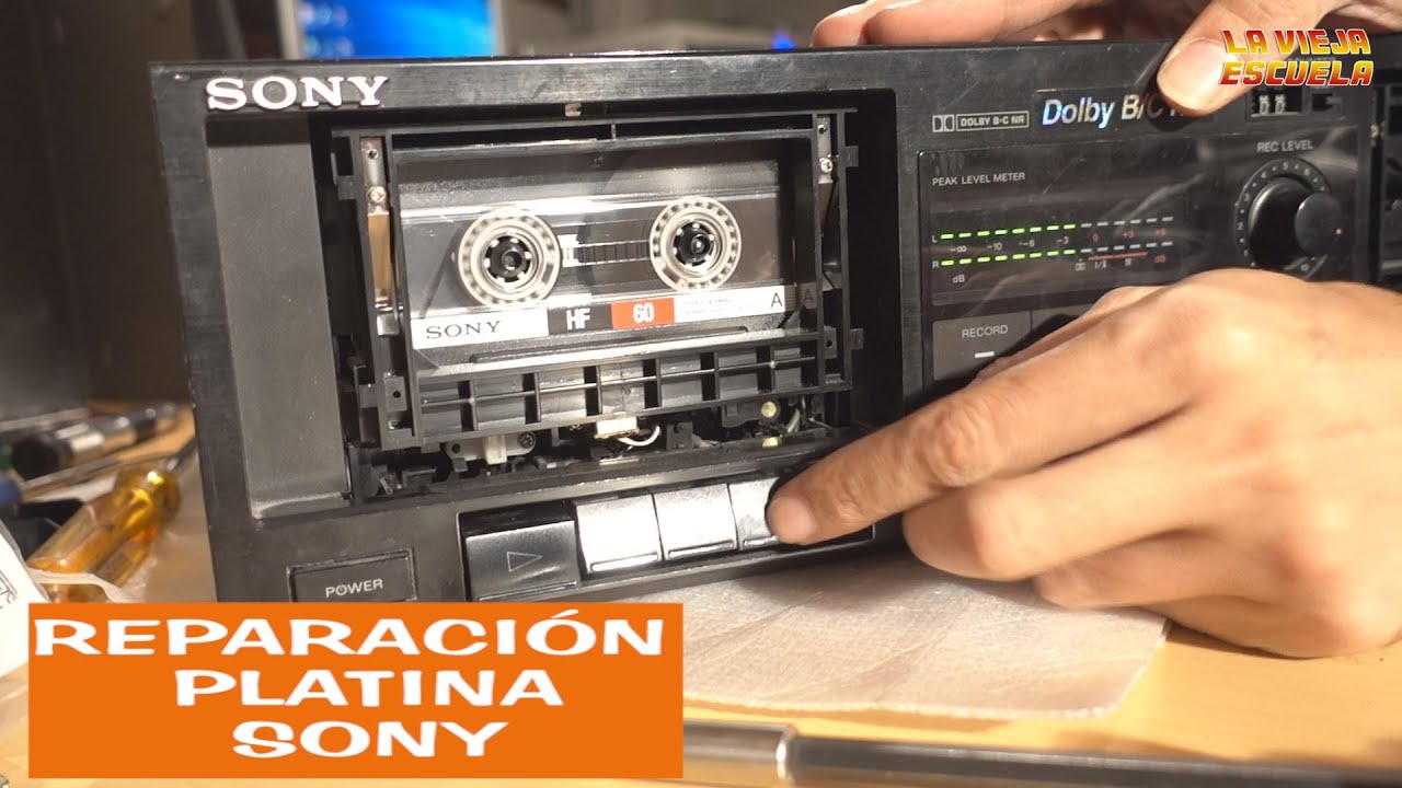 Doble Pletina Sony 1995 TC-W365 - Cambio de correas