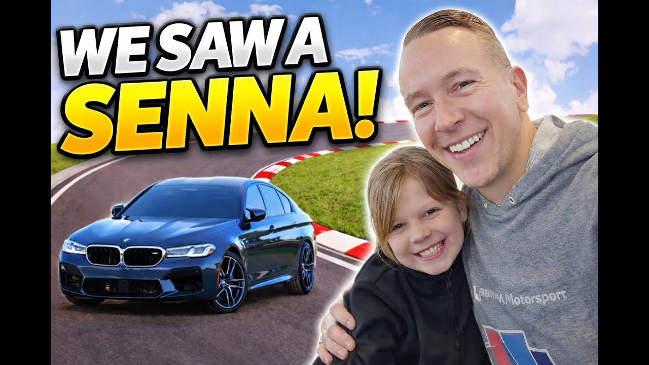First Time Taking the M5 to Cars & Coffee — We Saw a McLaren Senna (She Loved It)