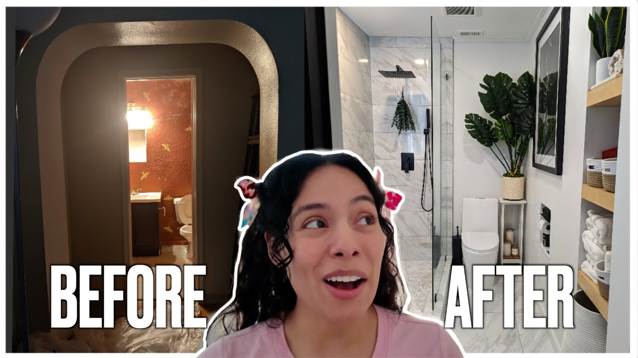 BATHROOM REMODEL PART 3 || DIY *REVEAL* || CHEZ JACLYN