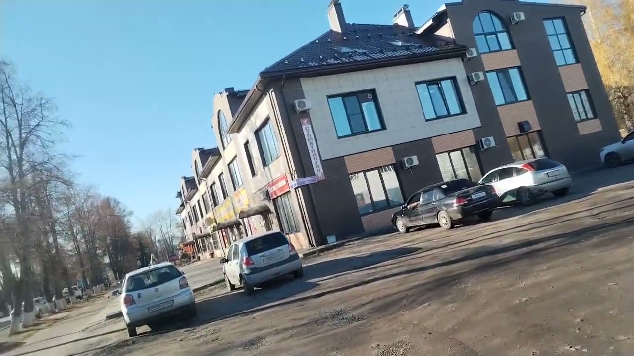 Центр города Шарья в октябре 2025.