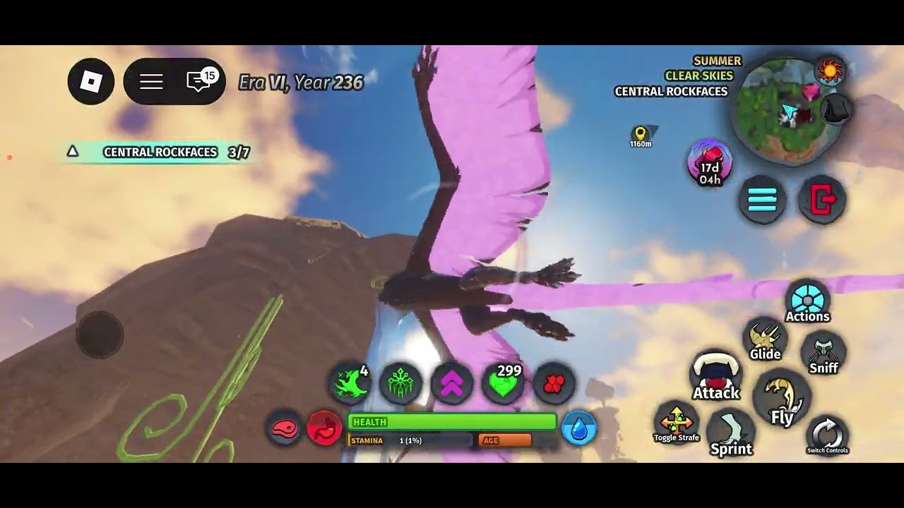 Nesting with my dad(again!)#creaturesofsanaria #robloxgameplay 