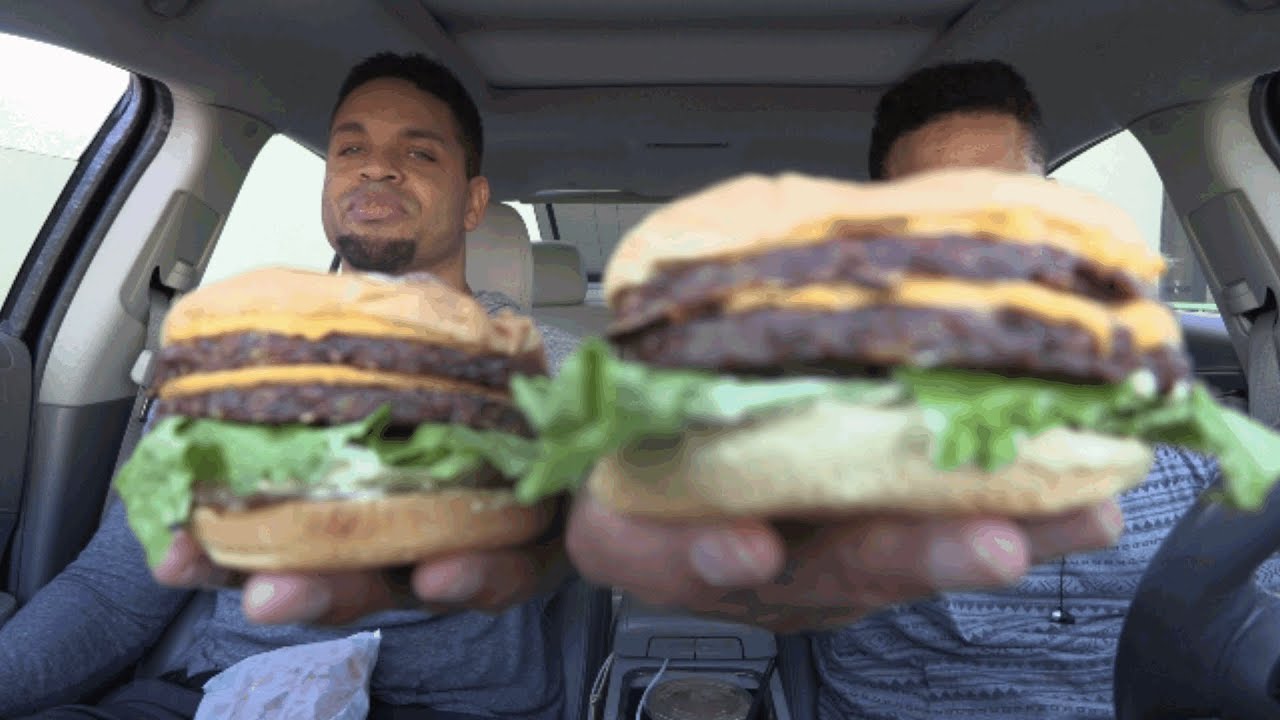Eating Vege-Way Vegan Fast Food @hodgetwins