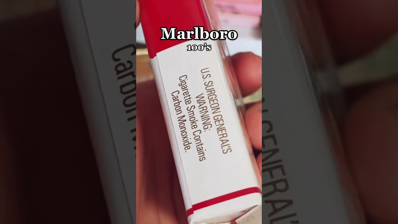 Marlboro 100'S Red Cigarette #sigara