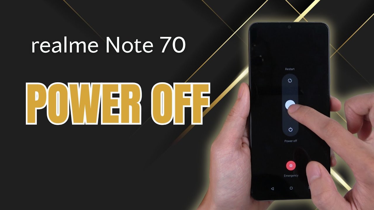 How to Power Off Realme Note 70 | Step-by-Step Guide