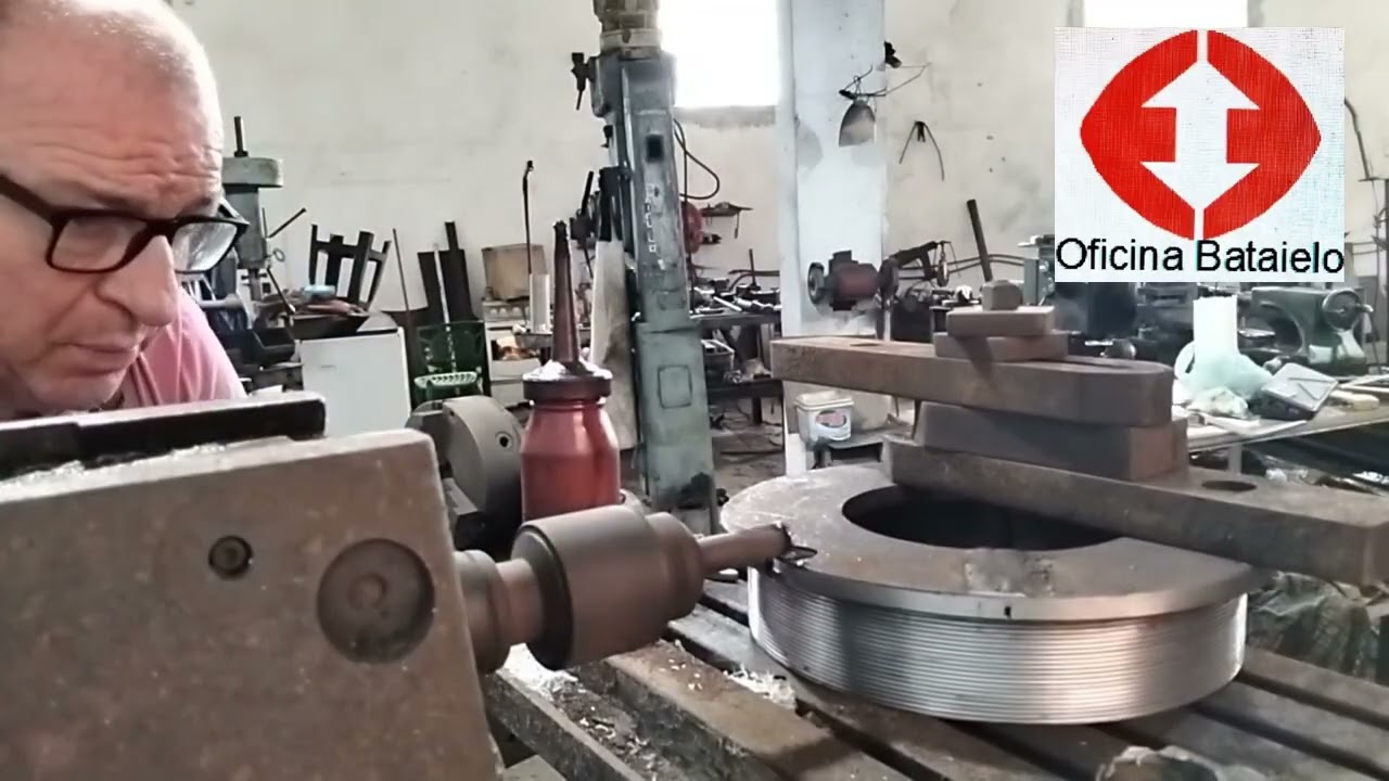 Recuperar rosca de camisa e guia de cilindro de guindaste 