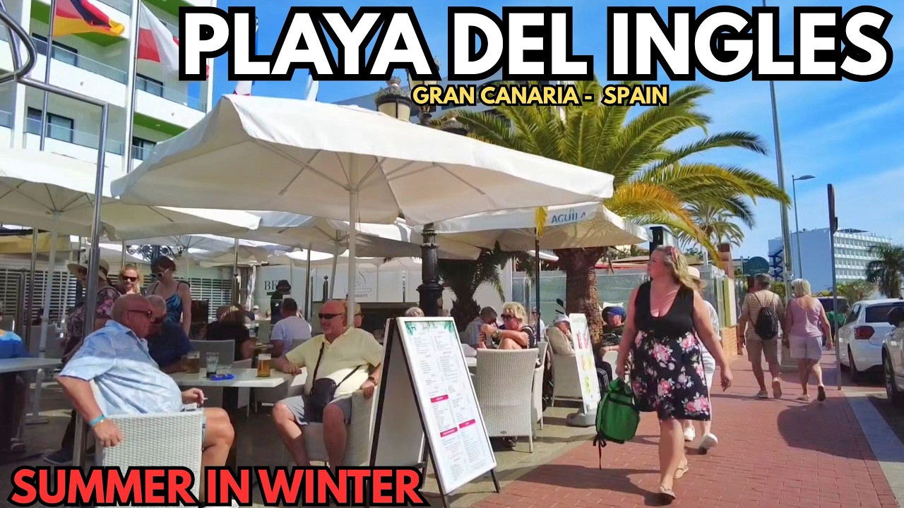 What Playa del Inglés Is REALLY Like in Winter ☀️Gran Canaria 🌴 