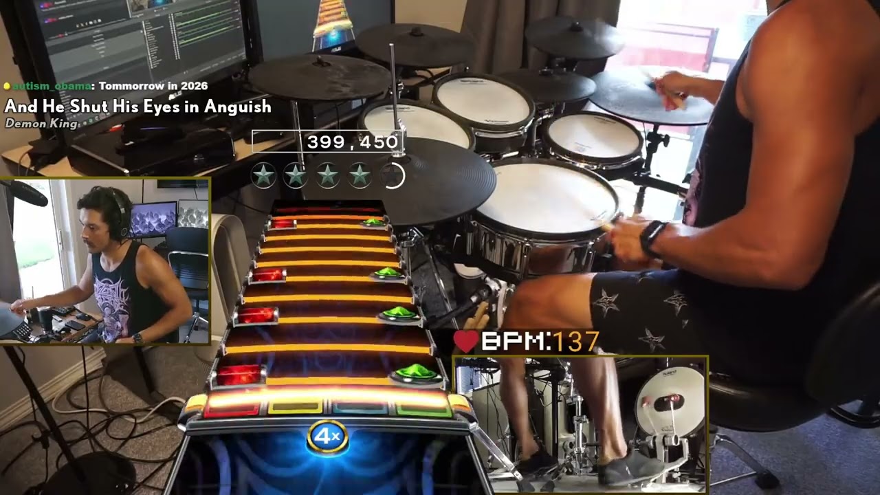 And He Shut His Eyes In Anguish by Demon King - Pro Drums FC