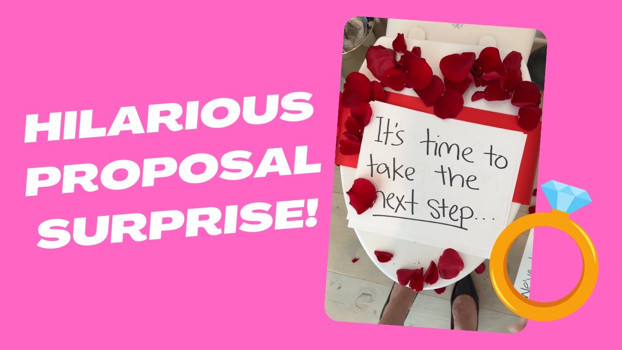 WATCH NOW: This Surprise Proposal Took a HILARIOUS Turn!😂💍