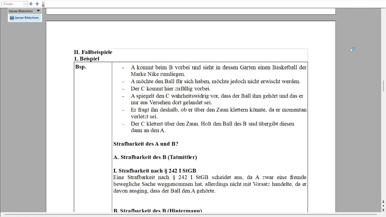 7. Betrug § 263 I StGB: Vermögensschaden Teil 3 (Dreiecksbetrug & Diebstahl in mittelb. Täterschaft)