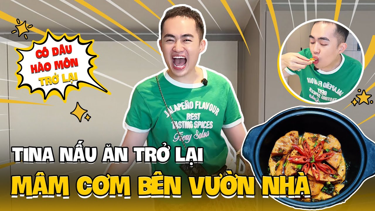 Tina Trổ Tài Nấu Ăn: Mâm Cơm Bên Vườn Nhà Có Gì? | Tina Thảo Thi