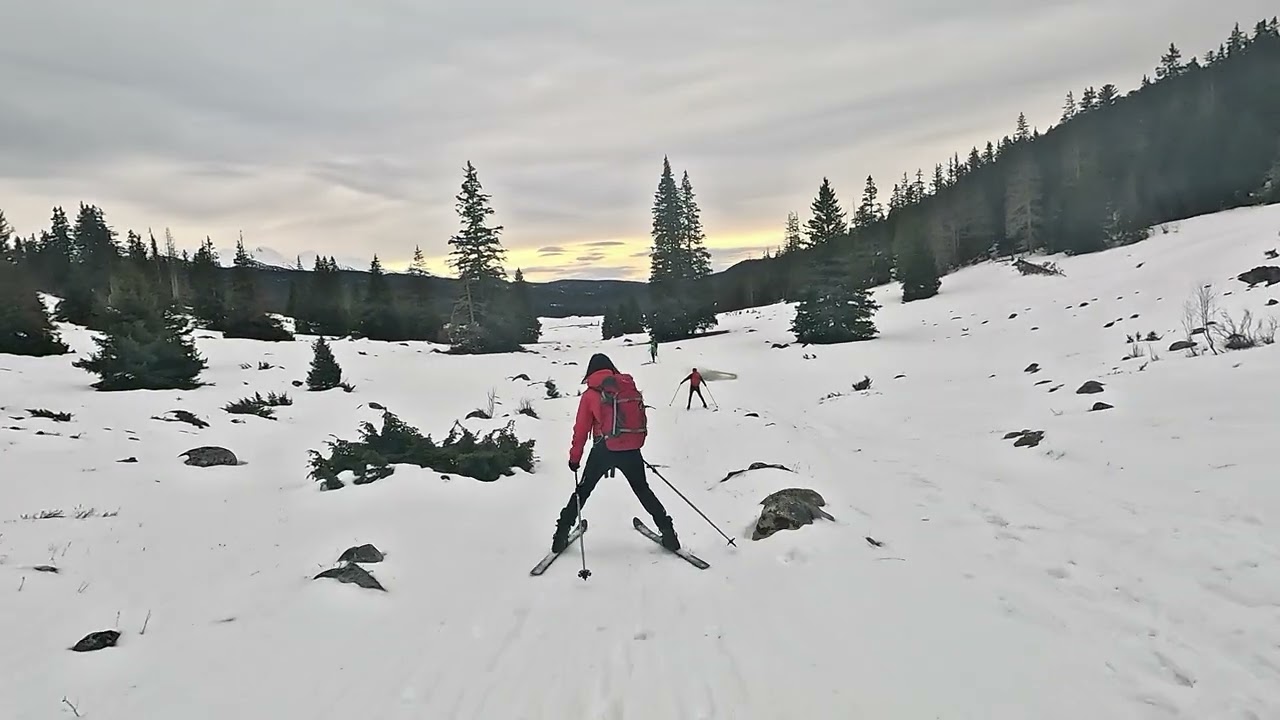 Ski de randonnée nordique autour d'Herbouilly (Vercors)