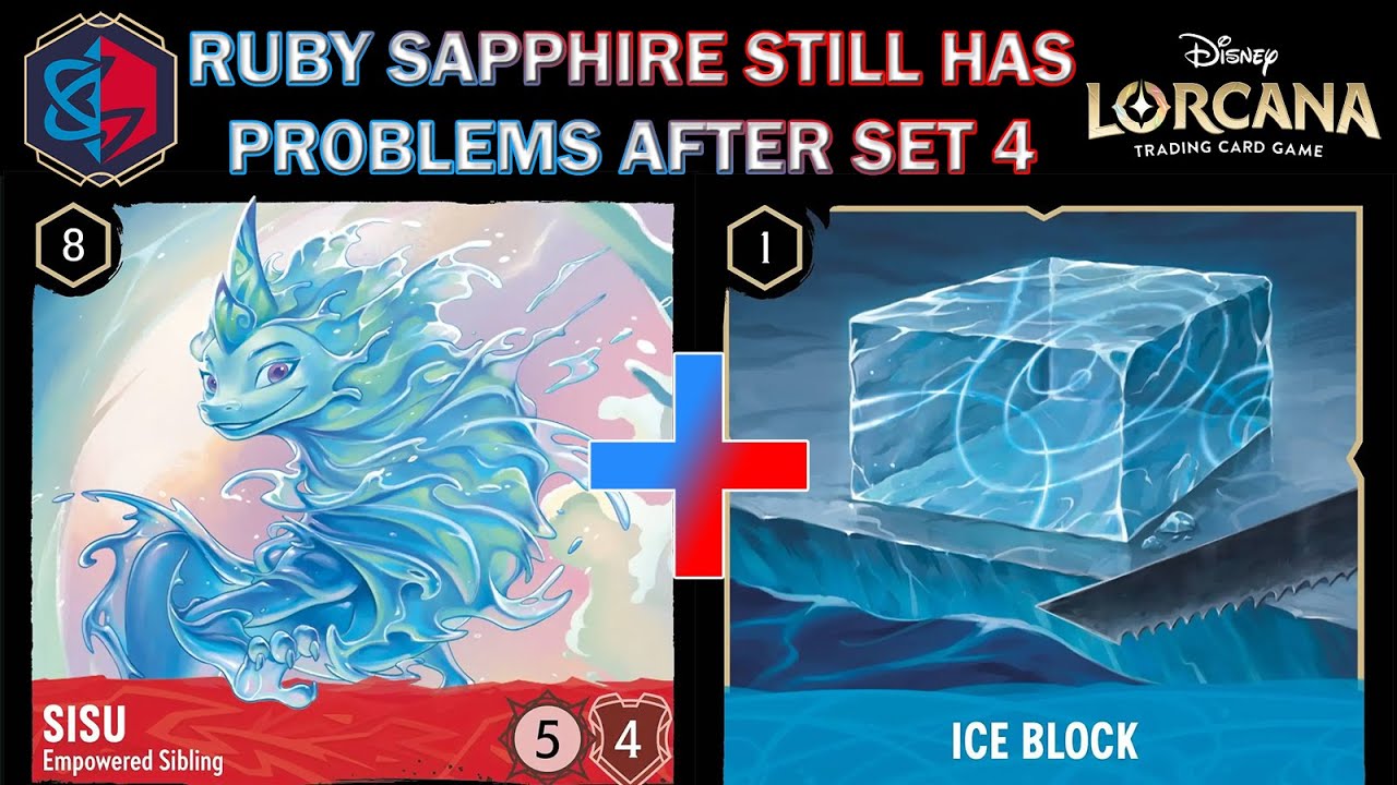 🔵🔴 [SET 4] SAPPHIRE RUBY DECK PROFILE BREAKDOWN - META STRENGTHS & WEAKNESSES - Disney Lorcana