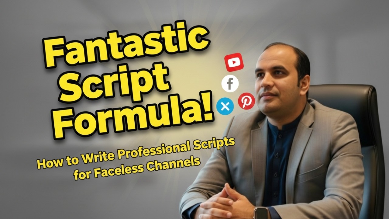 How to Write Professional Scripts for Faceless YouTube Channels | ChatGPT Script Formula