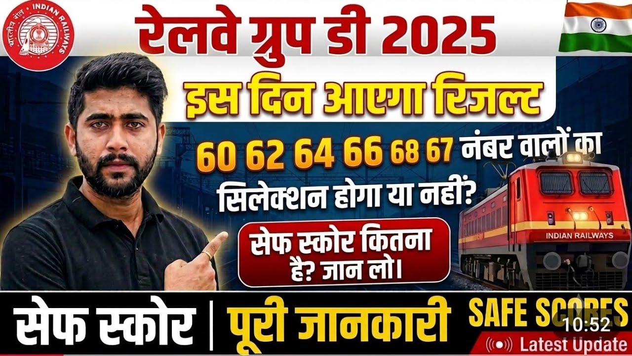 🔥Railway Group D Result 2026 इस दिन  आयेगा? 😱  Railway Group D 2026 expected Cut Off 