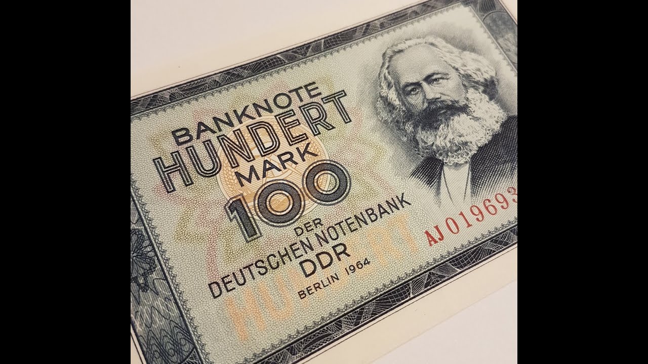 The East German banknotes - 1949-89 (The story of stolen money..) DDR Banknoten