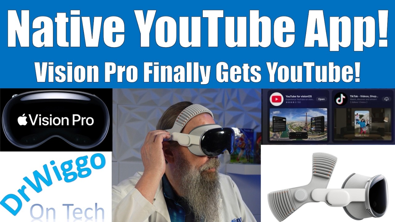 Наконец-то! — нативное приложение YouTube от Google для Vision Pro.