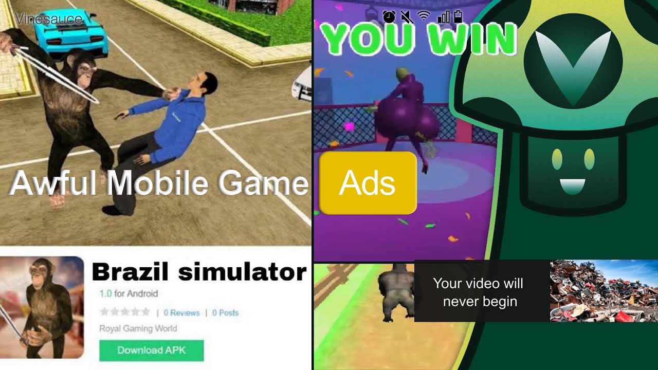 [Vinesauce] Vinny &mdash; ужасная реклама мобильных игр